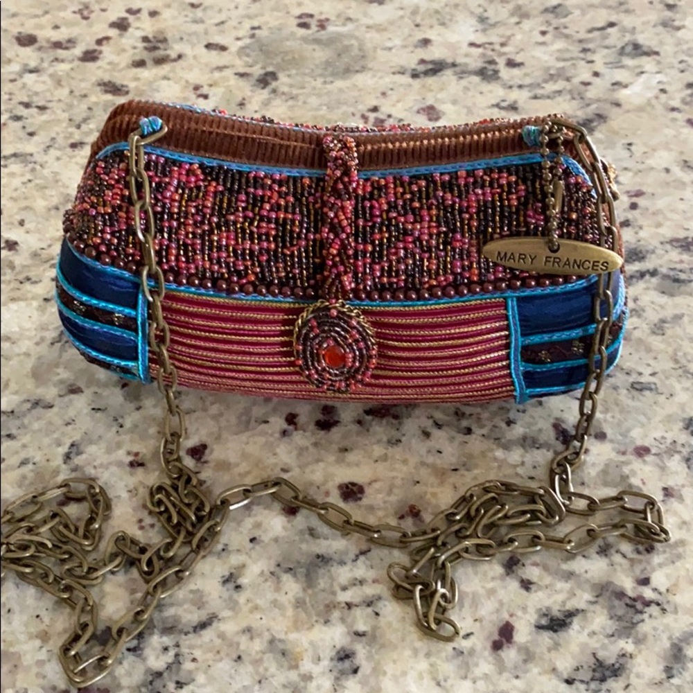 Mary Frances beaded hand bag.